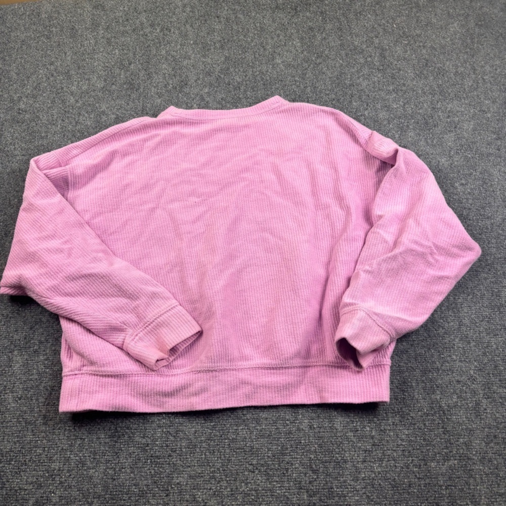 PINK by Victoria’s Secret Women’s Pink Ribbed Crewneck Sweater size: Small - Picture 2 of 7